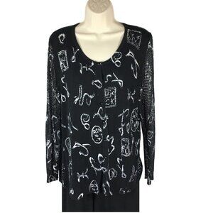 Nygard Collection Cardigan Sweater Size Large